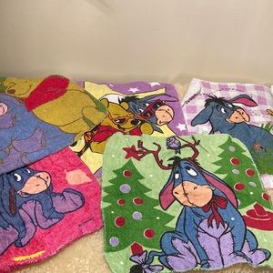 17 Vintage Disney Wash Cloths